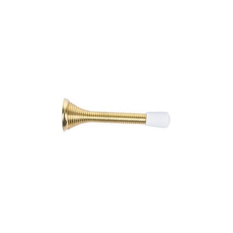 TOPE DE RESORTE GRANDE PARA PUERTA 7.9 X 2.4 CM DORADO 2 PIEZAS