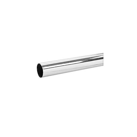 TUBO CROMADO 180 CM PLATA