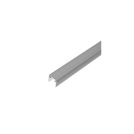 GUÍA CANAL DE ALUMINIO 2 X 300 CM PLATA