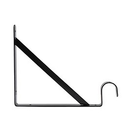 MENSULA PARA CLOSET 33 x 26 x 2.5 CM NEGRA