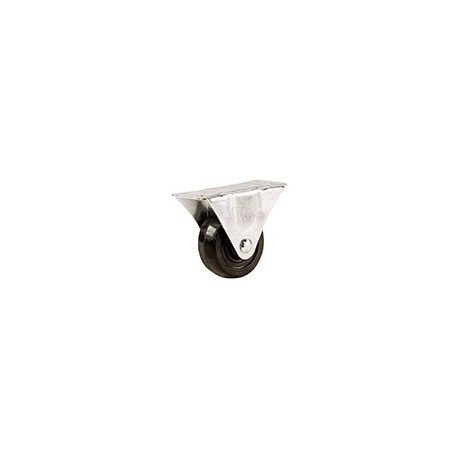 RUEDA DE GOMA BASE RÍGIDA 2-1/2"