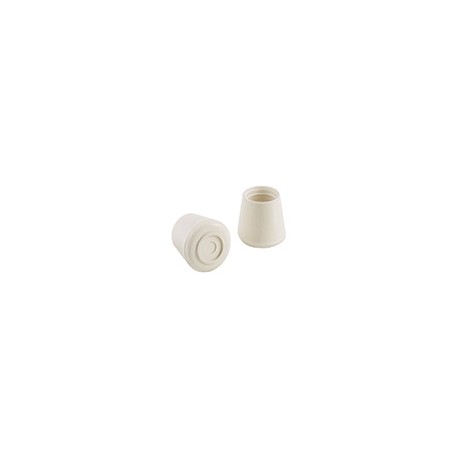 TAPÓN PARA BANCO DE GOMA BLANCO 7/8'