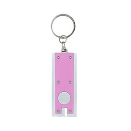 LLAVERO CON LINTERNA ROSA