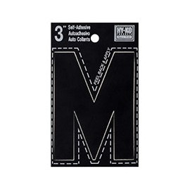 LETRA "M" DE VINILO 7.62 CM