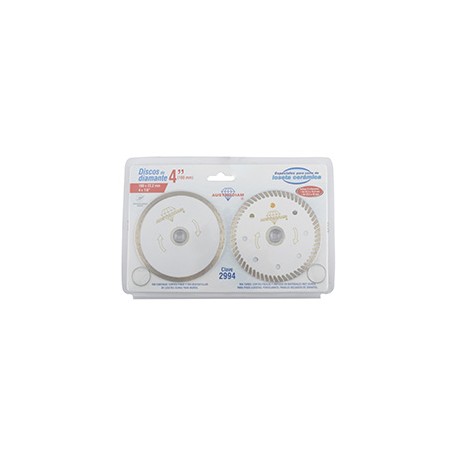 DISCOS DE DIAMANTE DE 4 PULGADAS 2 PIEZAS