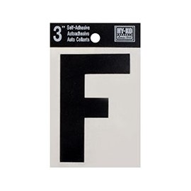 LETRA "F" DE VINILO 7.62 CM