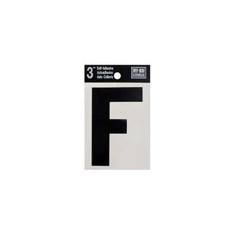 LETRA "F" DE VINILO 7.62 CM