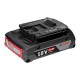 BATERÍA DE LITIO 18 VOLTS 2.0 AH NEGRO
