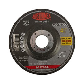 DISCO ABRASIVO PARA METAL DE 4 1/2 PULGADA
