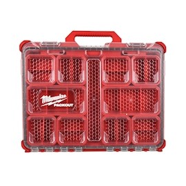 ORGANIZADOR SLIM DE BAJO PERFIL PACKOUT CON 10 COMPARTIMENTOS MILWAUKEE