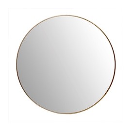 ESPEJO REDONDO DORADO