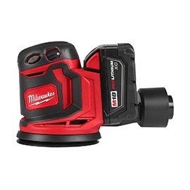 M18 LIJADORA ORBITAL INALÁMBRICA DE 18V CON 1 BATERÍA DE 3.0AH, CARGADOR Y BOLSA