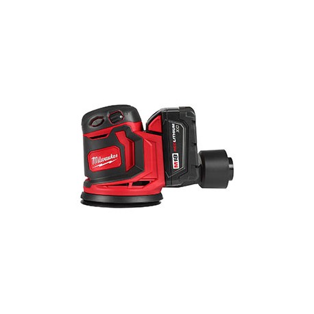 M18 LIJADORA ORBITAL INALÁMBRICA DE 18V CON 1 BATERÍA DE 3.0AH, CARGADOR Y BOLSA