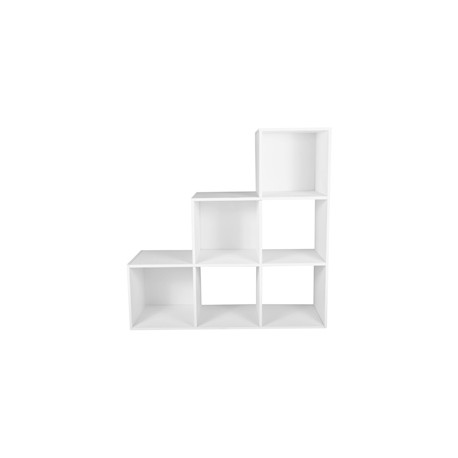 ORGANIZADOR DE ESCALERA MELAMINA 91.14 X 91.14 X 29.54 CM BLANCO
