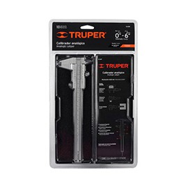 CALIBRADOR ANALÓGICO 6 PULGADAS ACERO TRUPER