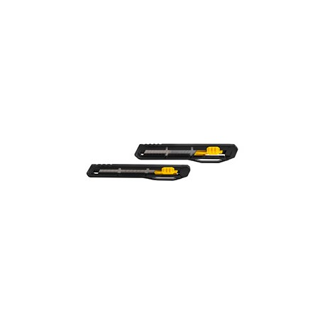 JUEGO DE CUCHILLAS CON TRABA 9MM Y 18MM STANLEY