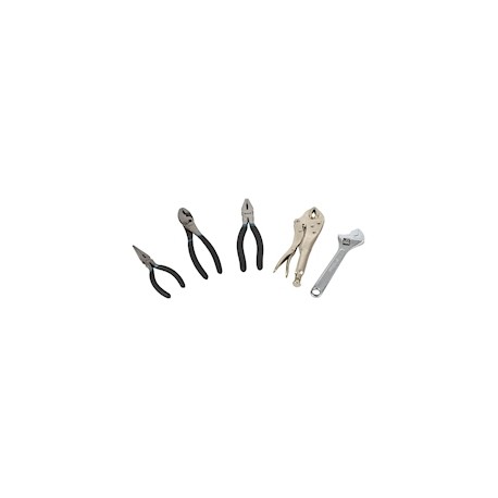 JUEGO DE PINZAS Y LLAVE MULTIUSOS ACERO ANVIL 5 PIEZAS