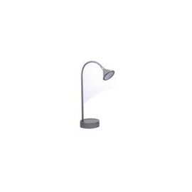 LÁMPARA DE ESCRITORIO LEIKO GRIS 1 LUZ CON USB