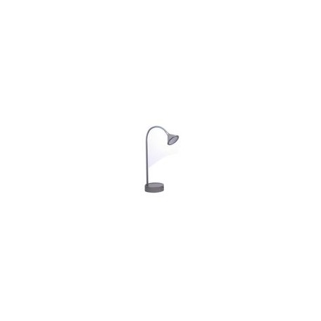 LÁMPARA DE ESCRITORIO LEIKO GRIS 1 LUZ CON USB