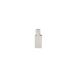 CONECTOR PARA RIEL TERMINAL CON ALIMENTACION ALUMINIO BLANCO