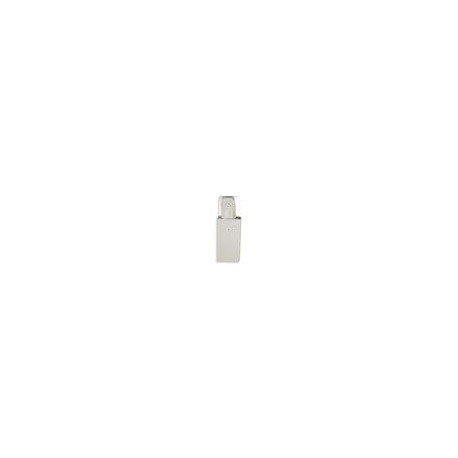 CONECTOR PARA RIEL TERMINAL CON ALIMENTACION ALUMINIO BLANCO