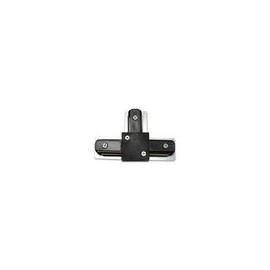 CONECTOR PARA RIEL "T" ALUMINIO NEGRO