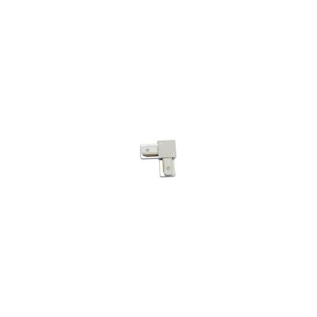 CONECTOR PARA RIEL "L" ALUMINIO BLANCO