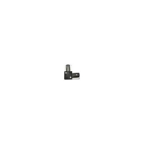 CONECTOR PARA RIEL "L" ALUMINIO NEGRO