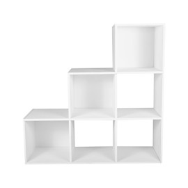 ORGANIZADOR DE ESCALERA MELAMINA 91.14 X 91.14 X 29.54 CM BLANCO