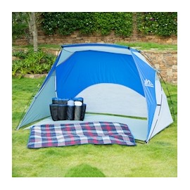 KIT DE REFUGIO PARA ACAMPAR AZUL 152.4 X 142.2 X 213.3 CM FIBRA DE VIDRIO Y POLIÉSTER