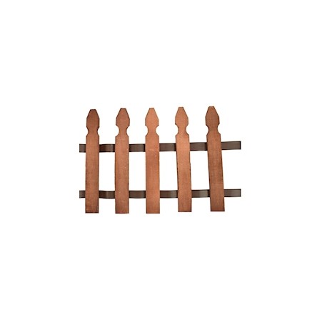 CERCA DE ESTACAS DE MADERA CHOCOLATE 29 X 180 CM