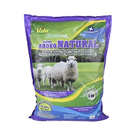 SÚPER ABONO NATURAL DE 5 KILOGRAMOS MORADO VITA ORGANIC