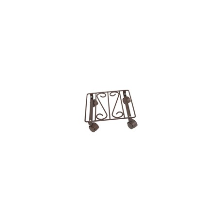 BASE MACETA CUADRO 27 CM MÓVIL ÓXIDO