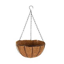 MACETA FIBRA COCO 12 PULGADAS DORADO AGUASAV