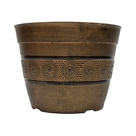 MACETA DE PLÁSTICO 10 PULGADAS BRONCE PRIDE GARDEN PRODUCTS