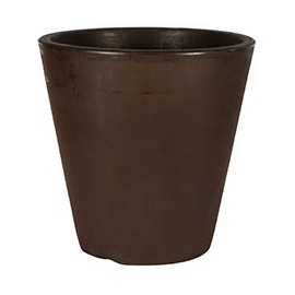 MACETA DE PLÁSTICO DE 45.72 CM CAFÉ