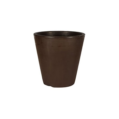 MACETA DE PLÁSTICO DE 45.72 CM CAFÉ