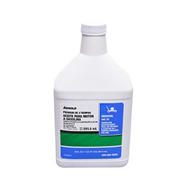 ACEITE PARA MOTOR A GASOLINA 591.4 ML BLANCO ARNOLD