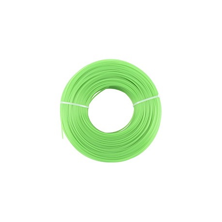 HILO REDONDO PARA DESBROZADORA 120 M VERDE TRUPER