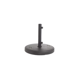 BASE PARA SOMBRILLAS CON RUEDAS OCULTAS NEGRA 51.1 X 50 CM