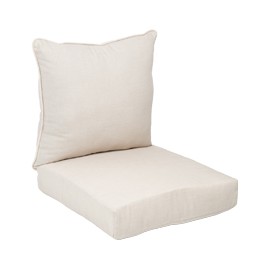 JUEGO DE COJINES ACOLCHADOS BEIGE 71.7 X 63.5 X 60.9 CM 2 PIEZAS