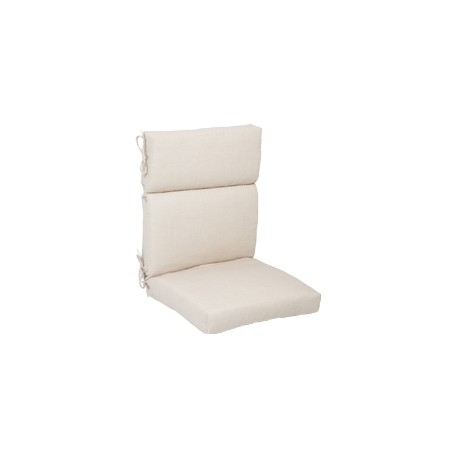 COJÍN DE RESPALDO ALTO DE REEMPLAZO BEIGE 60.9 X 52 X 9.5 CM