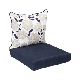 JUEGO DE COJINES ACOLCHADOS AZUL 2 PIEZAS