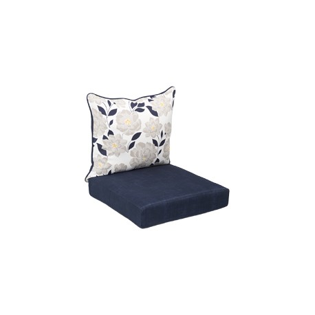 JUEGO DE COJINES ACOLCHADOS AZUL 2 PIEZAS