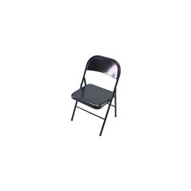 SILLA PLEGABLE NEGRA 45.5 CM