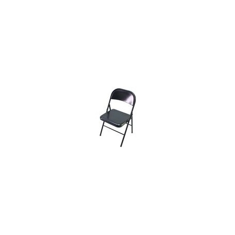 SILLA PLEGABLE NEGRA 45.5 CM