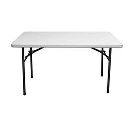 MESA PLEGABLE 121 X 74.9 X 59.5 CM BLANCO HDX