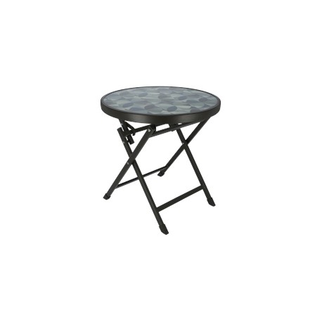 MESA DECORATIVA PLEGABLE VERDE Y AZUL