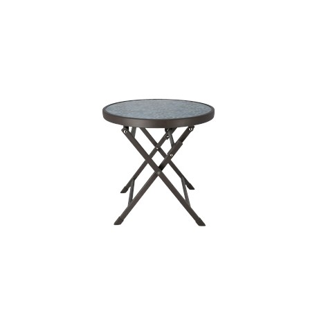 MESA DECORATIVA PLEGABLE AZUL