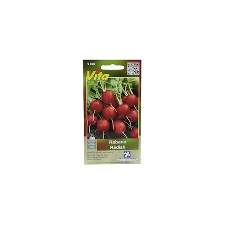 SEMILLAS DE RÁBANO 2.8 GR ROJO VITA